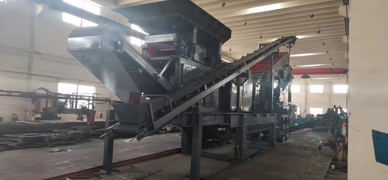 Мобильная гранитная ударная дробилка 100 T / H