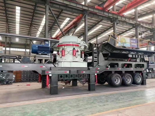 YG938E69 Мобильная дробилка челюстей для горной продажи каменных агрегатов, гранитных камней и известняков