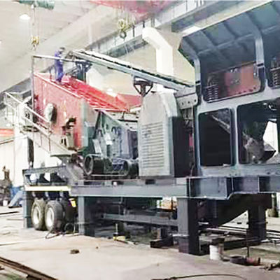 Мобильная конусовая дробилка с ударными челюстями для агрегатов Каменная руда YD1349E912 в течение 1