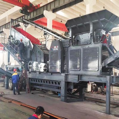 Мобильная конусовая дробилка с ударными челюстями для агрегатов Каменная руда YD1349E912 в течение 1