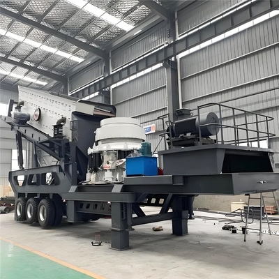 70-300 т / ч Каменная производственная линия Crawler Mobile Cone Crusher с передовыми технологиями