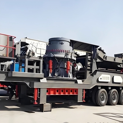 Мобильная конусовая станция с 75-264,5 кВт мотора