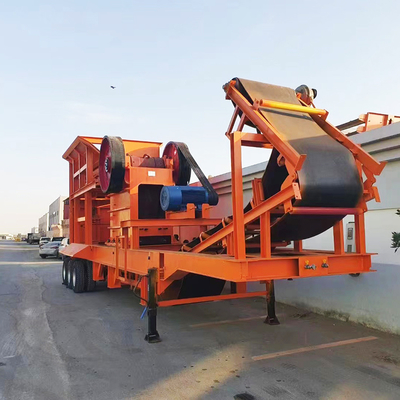 YD938E69/YD1142E710/YD1349E912 150-300 тп Мобильный дробилка челюстей для камня золотой руды скалы