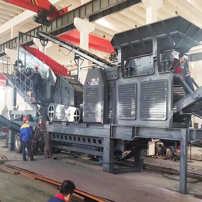 YD938E69/YD1142E710/YD1349E912 150-300 тп Мобильный дробилка челюстей для камня золотой руды скалы