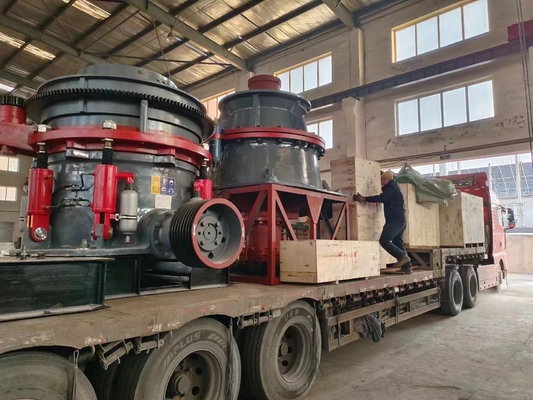 30-280кВт Моторная мощность настройка пружинный конусный дробилка для средней твердости хрупкой руды